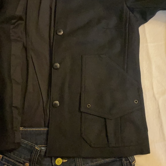 J. Crew Black Wool Blend Coat - Picture 5 of 8